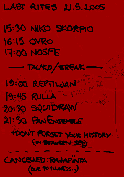 Set List